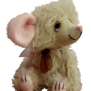 Figaro mouse soft toy sewing pattern PDF download image 1