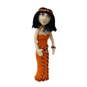 Chione digital cloth doll sewing pattern pdf download