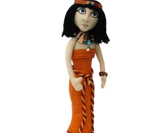 Chione digital cloth doll sewing pattern pdf download