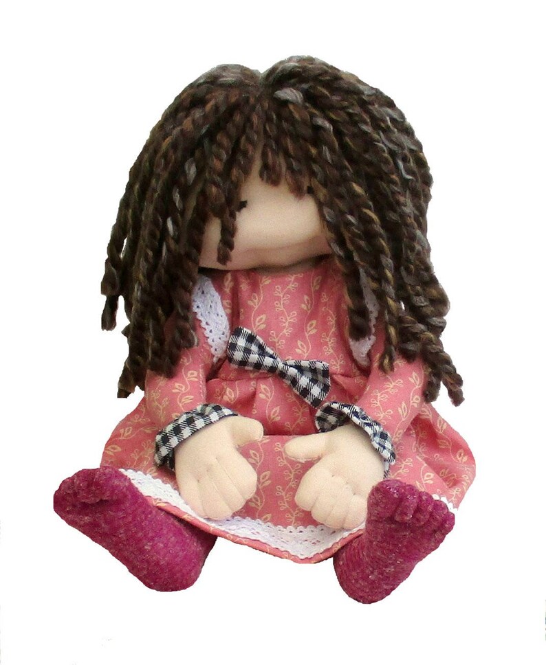 Dilly cloth doll digital sewing pattern pdf soft toy download image 3