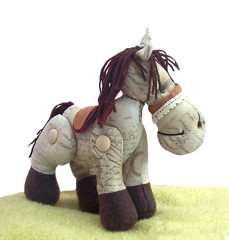 Cedar Soft Toy Horse Sewing Pattern Printed Pattern Etsy UK