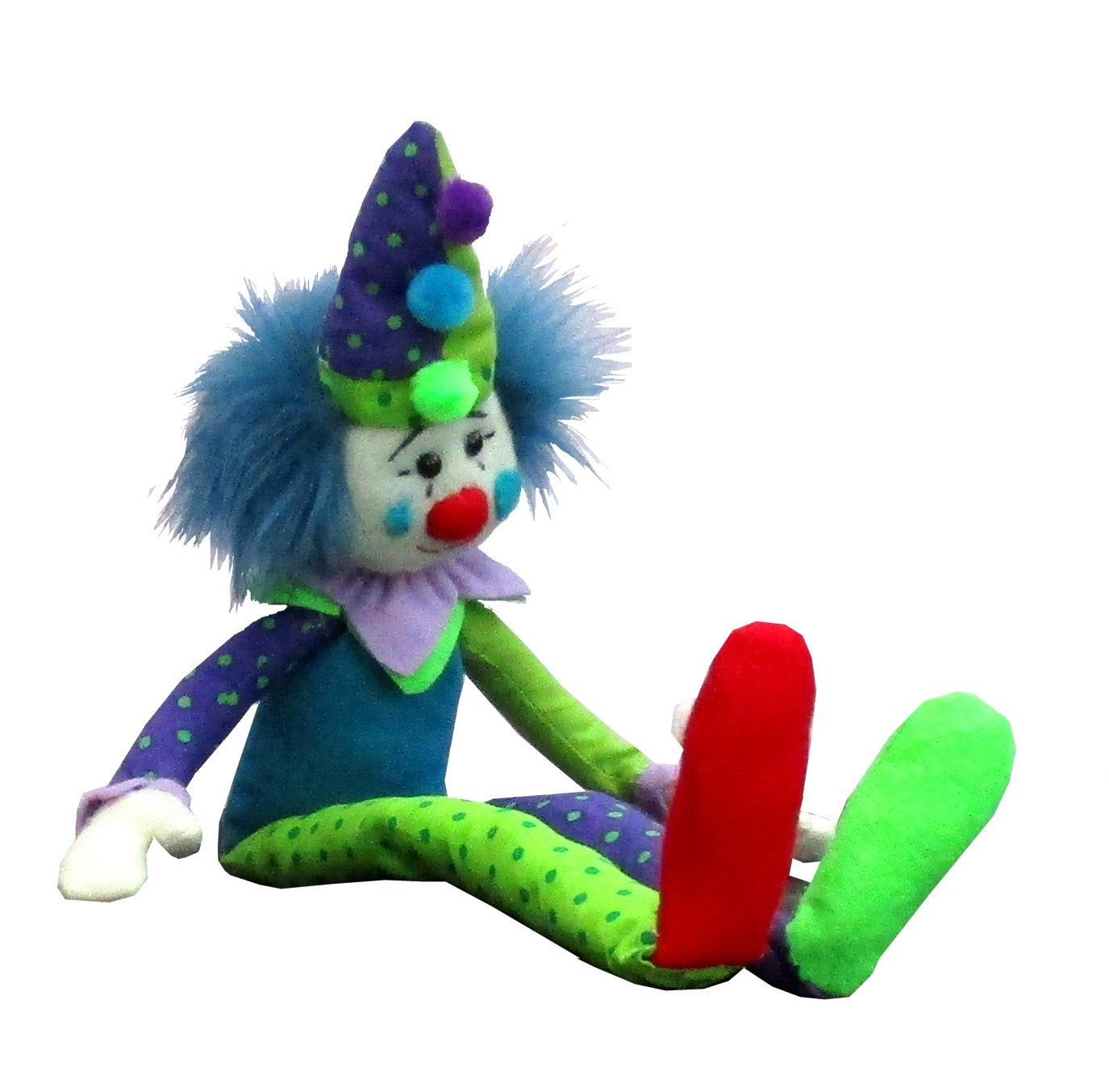 Peluche magique magicien clown de cirque 20 cm poupée vêtements tenues  habillage