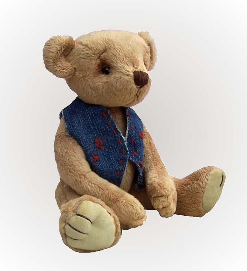 Bertram Teddy Bear Plush Sewing Kit. Makes 9 Inch Traditional Etsy UK