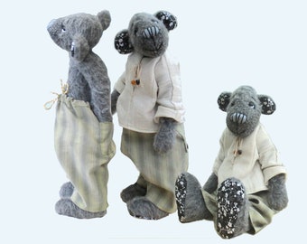 Bradley bear sewing pattern