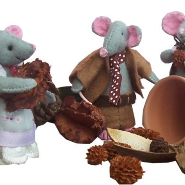 Felt Mice Etsy