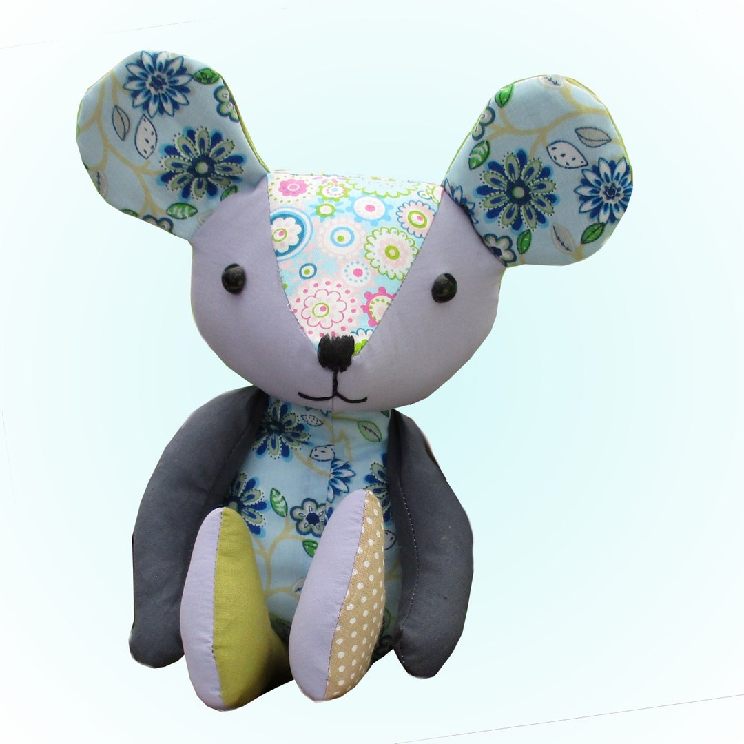 Memory Mouse Digital Sewing Pattern Pdf Keepsake Patchwork Soft Toy - Etsy