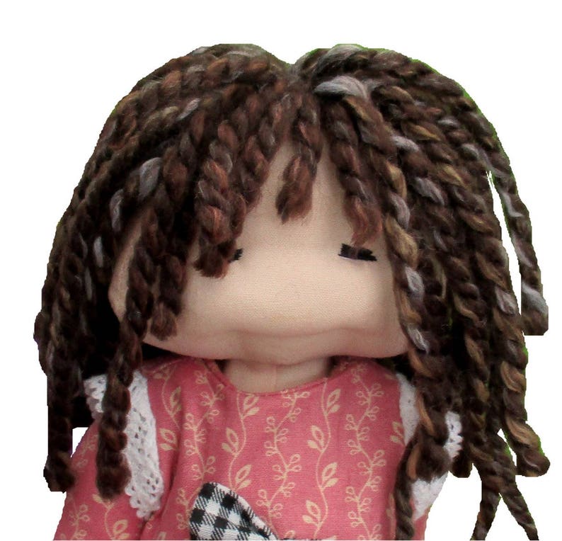 Dilly fabric cloth doll sewing craft pattern. Soft toy dress Etsy