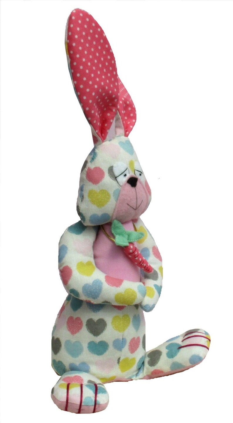 Cauliflower Bunny Rabbit Soft Toy Sewing Pattern Printed Etsy
