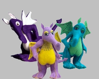 Kit de couture en feutre Gustav Dragon