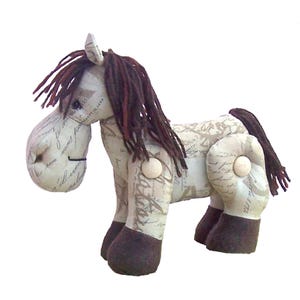 Download em PDF do padrão de costura digital do cavalo de cedro