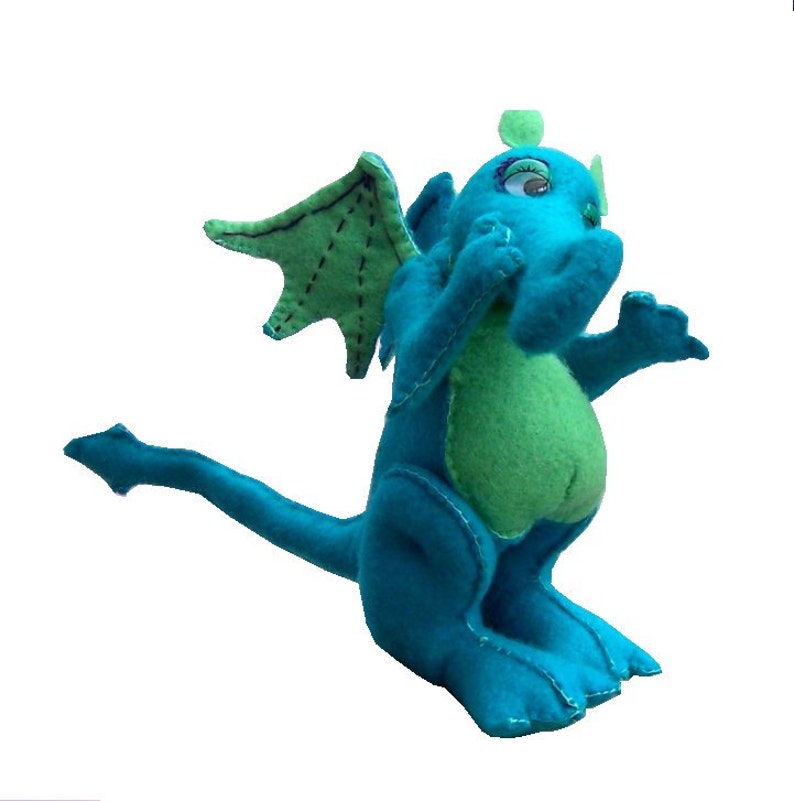 Gustav Soft Toy Dragon Sewing Pattern PDF Download Etsy UK
