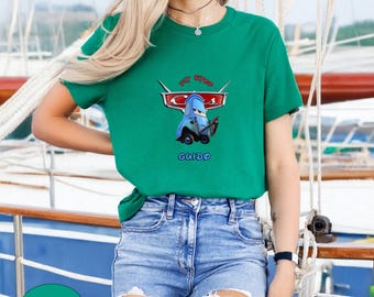 Camiseta de Guido, camiseta de Pit Stop, camiseta de Rayo McQueen, camiseta de Cars de Disney, camiseta de Sally, camiseta de viaje familiar de Disney, camiseta de vacaciones en Disneyland
