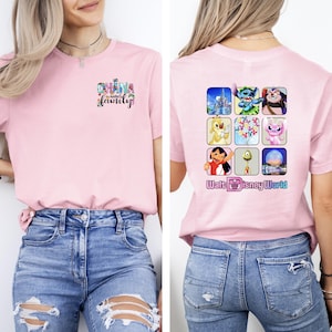 Lilo Stitch Family Two Side Shirt | Lilo And Stitch Shirt | Stitch Tshirt | Child Tshirt | Disneyland Shirt | Disney Tee Lilo Unisex Adult