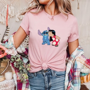 Lilo kisses Stitch Shirt | Lilo And Stitch Shirt | Lilo Stitch Tshirt | Lilo Child Tshirt | Disney Tee Unisex Adult Kids | Disneyland Shirt