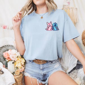Angel And Stitch Funny Shirt | Lilo And Stitch Shirt | Stitch Tshirt | Lilo Child Tshirt | Disney Tee Unisex Adult Kids | Disneyland Shirt