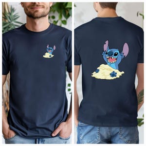 Funny Stitch Two Sides Shirt | Lilo And Stitch Shirt | Stitch Tshirt | Lilo Child Tshirt | Disney Tee Unisex Adult Kids | Disneyland Shirt