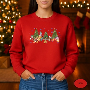 Mickey and Friends Christmas Shirt, Disney Mickey and Minnie Christmas Shirt, Mickey Christmas, Christmas Family Sweatshirt, Christmas Gifts