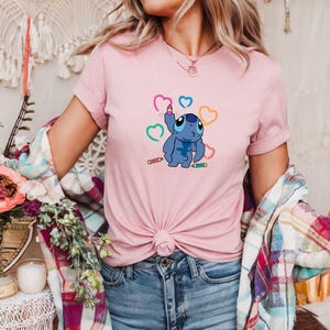 Sweet Stitch Shirt | Lilo And Stitch Shirt | Stitch Tshirt | Lilo Child Tshirt | Disney Tee Unisex Adult Kids | Disneyland Shirt | Heart