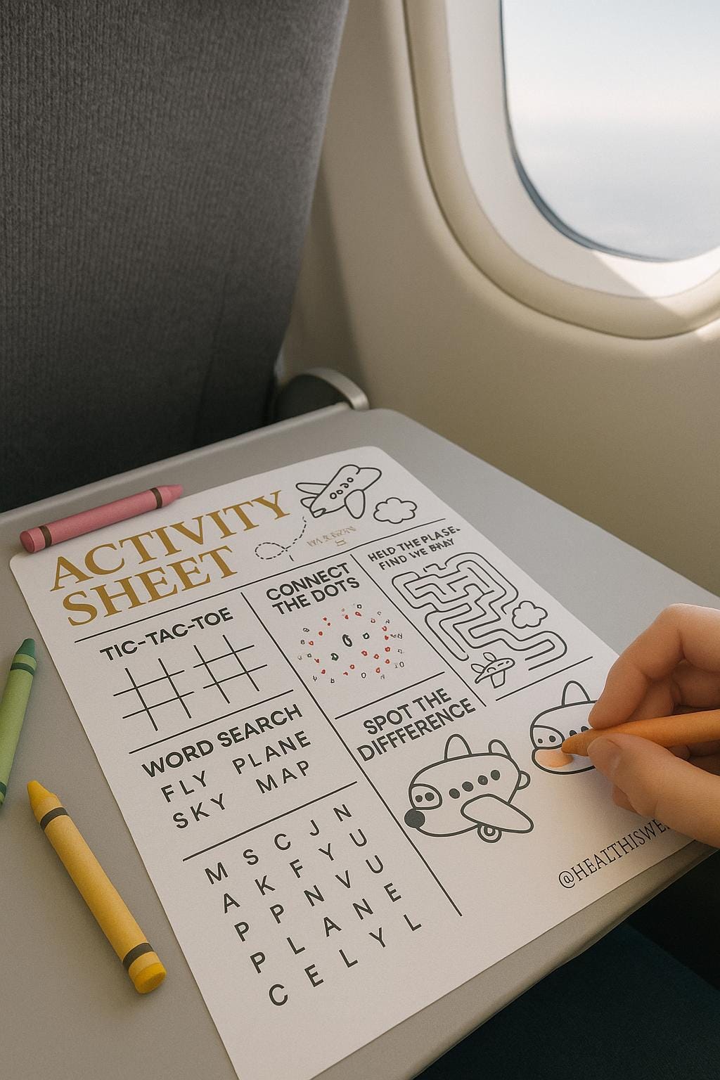 Plane Timetable Activity Printable Airplane Activity Sheet for Kids (ages 3-7) - Etsy