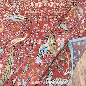 ペルシャの鳥の絨毯 - Etsy 日本