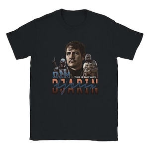 Mandalorian T-Shirt: Pedro Pascal Grogu Tee - Soft & Stylish Star Wars Apparel