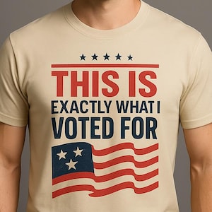 Show Your Voice, American Pride Tee, Patriotic Graphic T-Shirt-Red White & Blue USA Flag-100% cotton