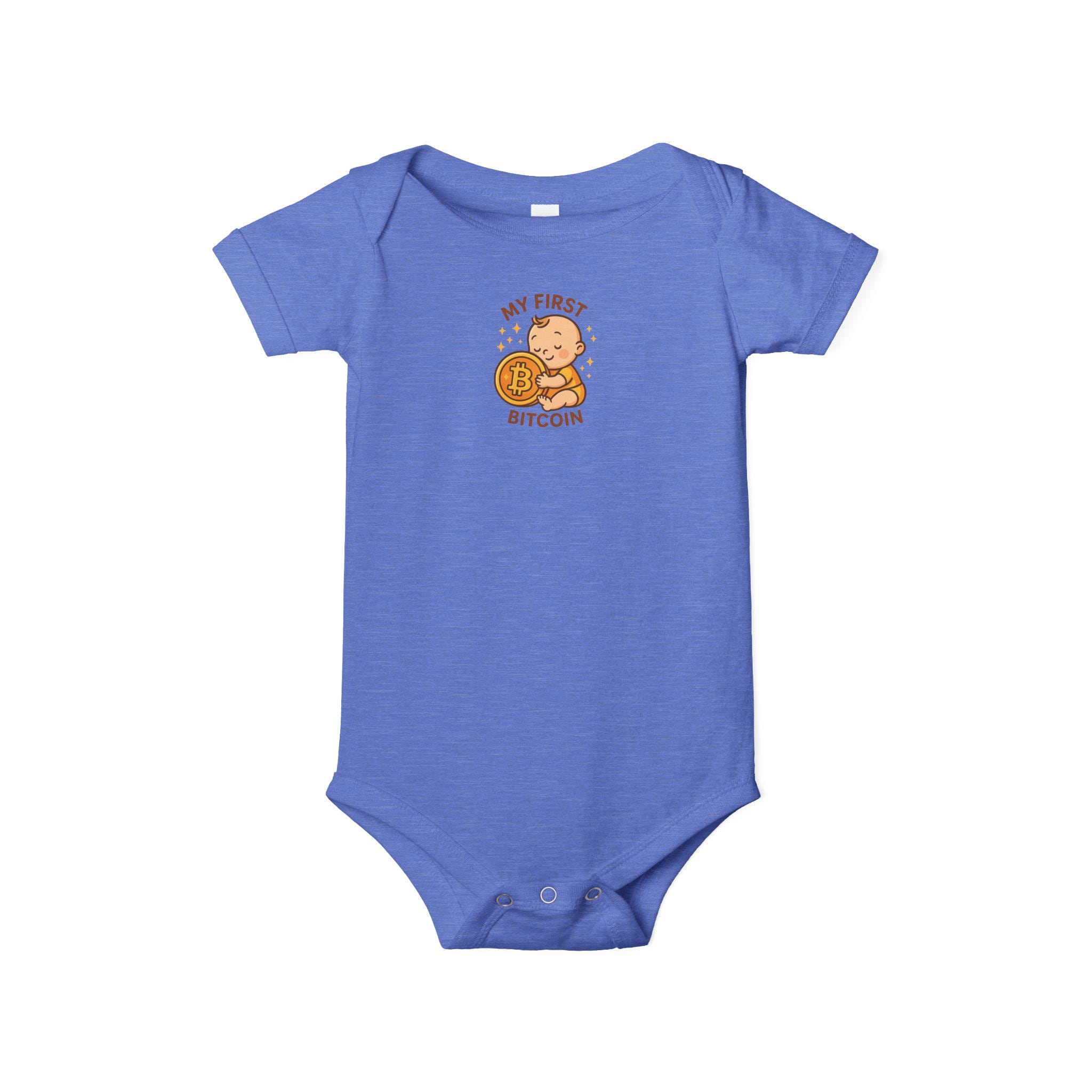 My First Bitcoin Baby Onesie | Cute Crypto Infant Bodysuit | Future  Bitcoiner Gift | 6 Colors - 100% Cotton - Etsy Ireland