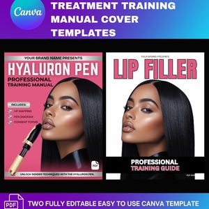 Hyaluron Pen Training Manual Cover Templates