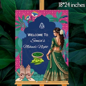 Mendhi Sign Mehndi Welcome Sign decor, Mehendi welcome sign & Mehendi decor, Mehendi sign as Mendhi Welcome Sign, Mendhi Poster Mendhi decor