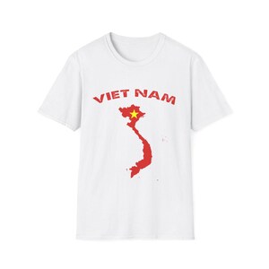 Vietnam Map T-Shirt – Unisex Travel Tee | Vietnam 2025 Souvenir Shirt | Ho Chi Minh Hanoi Ha Long Hue Hoi An Shirt Gift