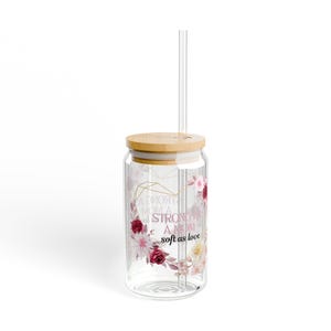 Self Love Sipper Glass, 16oz