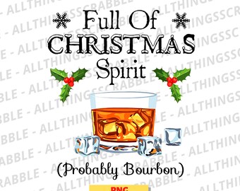 Christmas Bourbon Png Etsy Christmas Bourbon Png Etsy