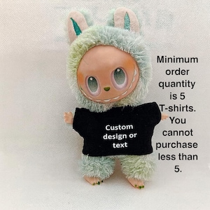 Custom Labubu Doll Clothes: Personalized Handmade Fashion Tees