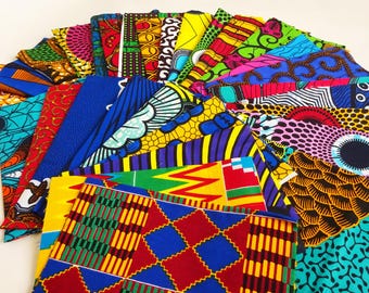 African Fabric Fat Quarter Bundle: Quilting & Patchwork 100% Cotton ankara
