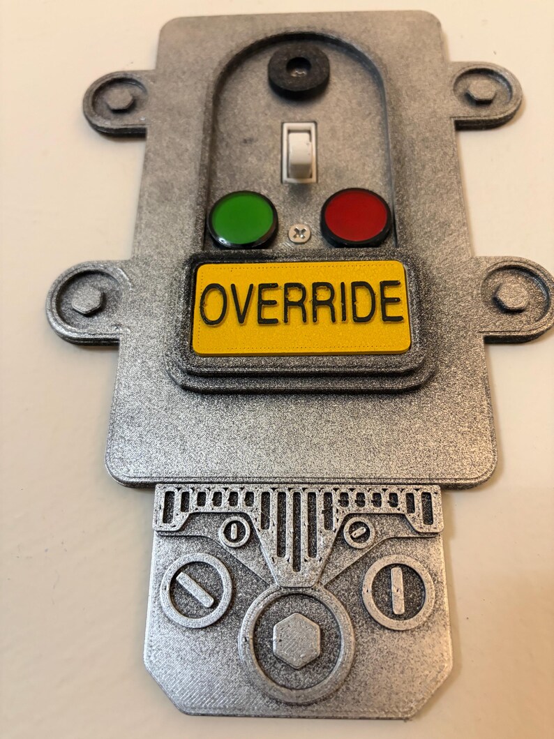 Fallout Inspired Light Switch Cover: Sci-fi Control Panel Room Decor - Etsy