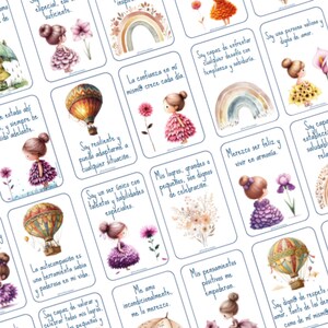 MANTRAS, Tarjetas de afirmaciones positivas, Tarjetas para la autoestima, Cuidado personal, Terapia, Salud Mental, ansiedad, motivación.