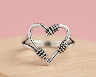 Tiffany &co Elsa Peretti Open Heart Ring 18ct Gold - Etsy