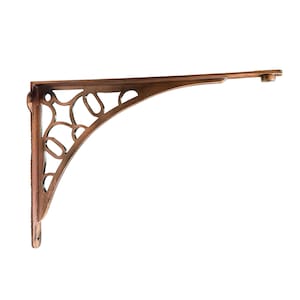 Gusseisen Regalhalterungen: Rustikale Antik, schwere Regalhalterung 45 cm x 33 cm (Paar) Bild 6