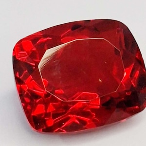 Forme de coussin de couleur rubis rouge naturel certifié Mozambique 15-17 carats certifié pierre précieuse en vrac SP658