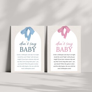 Baby Shower Game | Don&#39;t Say Baby Game