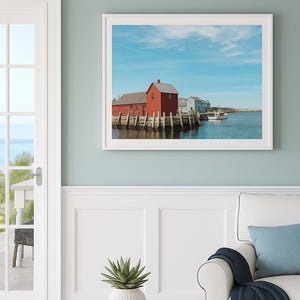 Motif #1 Building in Rockport MA Photography Wall Art