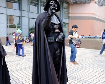 Halloween Darth Vader Cosplay Costume | Full Sith Lord Suit with Gloves | Star Wars Inspired Outfit