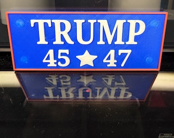 Imán de Trump impreso en 3D y escaneable