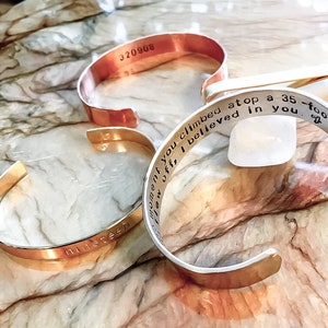 Custom Bracelet, Personalized Hand Stamped Bracelet, Custom Cuff - Your Name, Quote, Personalized Stamped Bracelet, Custom Stamped Bracelet