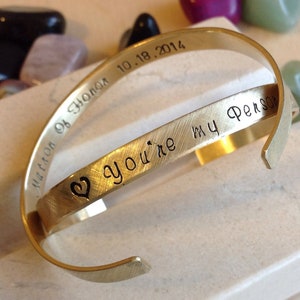 Hand Stamped Bracelet, Custom Bracelet, Personalized Cuff, Message Bracelet, Name, Personalized Stamped Bracelet, Custom Stamped Bracelet