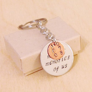 Stamped Key Chain - Hand Stamped Key Chain - Personalized Stamped Key Chain - Your Name, Quote