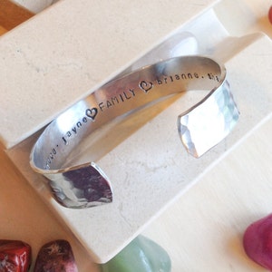 Quote Bracelet - Custom Stamped Bracelet - Personalized Bracelet Cuff - Message Bracelet - Your Name, Quote - Personalized Stamped Bracelet