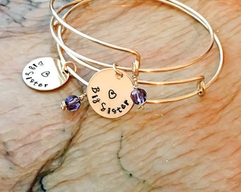 Gold Adjustable Bangle Bracelet, Hand Stamped Expandable Bangle, Stackable Bangle, Personalized Adjustable Bracelet Bangle, Your Quote, Name