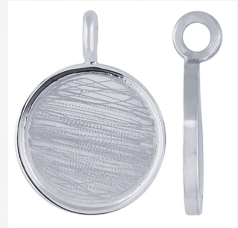 WATERPROOF Photo Necklace With SOLID Sterling Silver Options Etsy