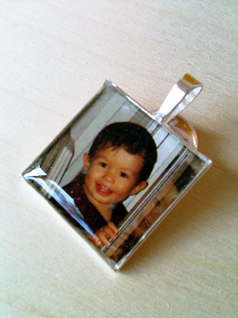 Personalize Photo Pendant Picture Pendant Personalize Picture Necklace Solid Sterling Photo Necklace WATERPROOF
